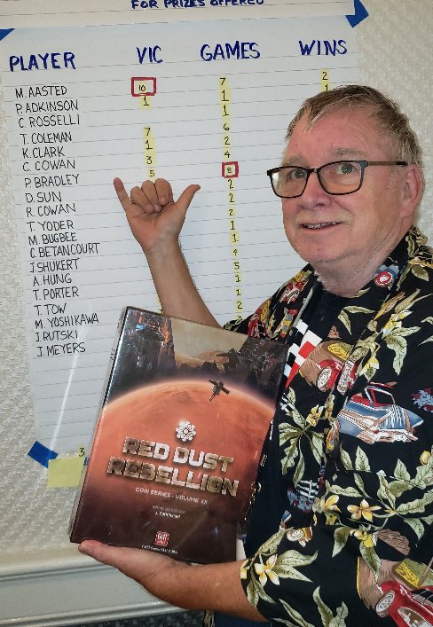 Phil Bradley with Prize